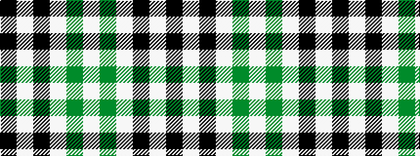 idealised woven sample of pattern KWKWGW