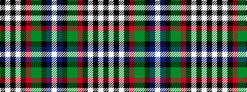 idealised woven sample of pattern KWKWKRGGKBW