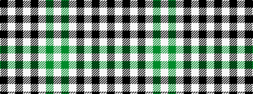idealised woven sample of pattern KWKWKWGW