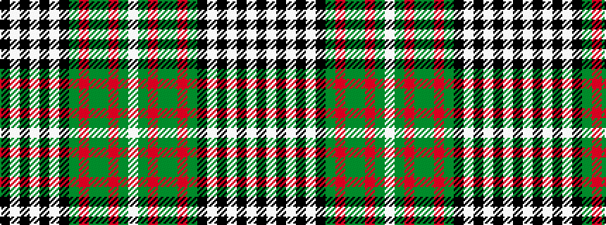 idealised woven sample of pattern KWKWKWKGRGGRGW