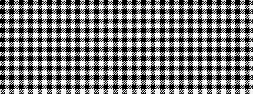 idealised woven sample of pattern KWKWKWKWKWKWK