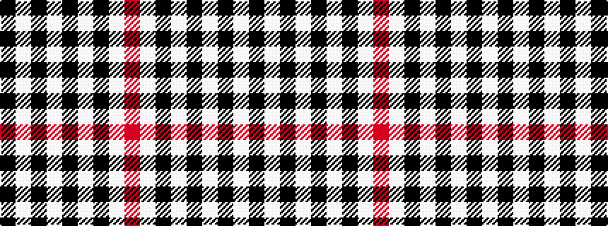 idealised woven sample of pattern KWKWKWKWR