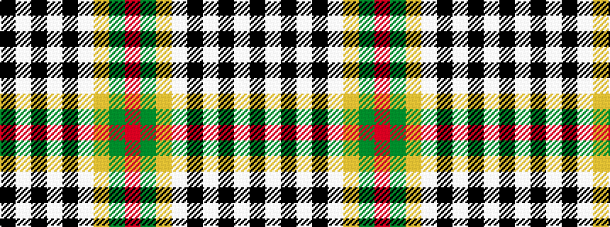 idealised woven sample of pattern KWKWKWYGR