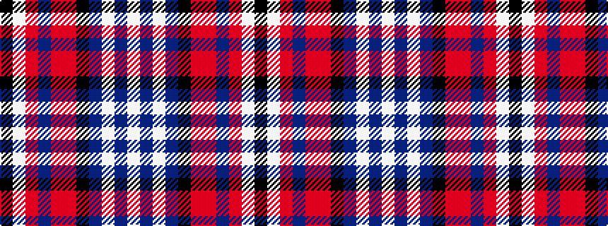 idealised woven sample of pattern KWRBRRKBWBW