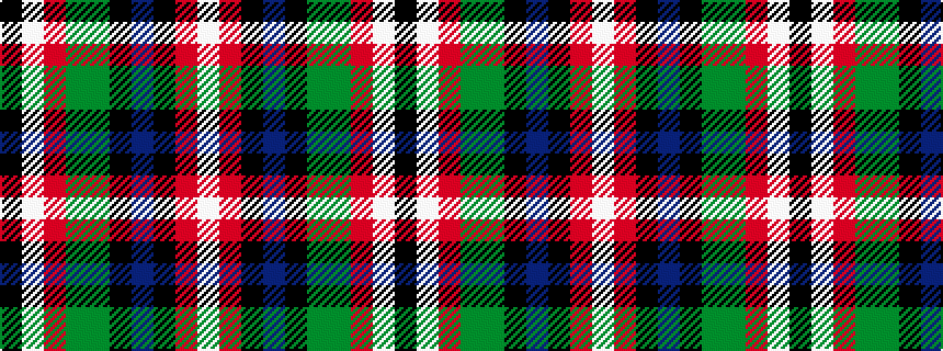 idealised woven sample of pattern KWRGGKBKRW