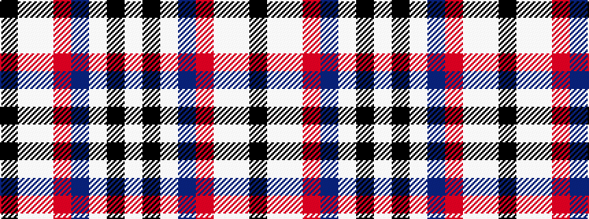 idealised woven sample of pattern KWWRBWKW