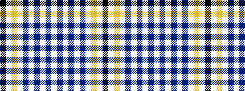 idealised woven sample of pattern KWYWBWBWBW