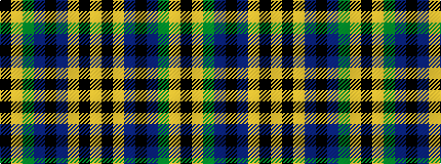 idealised woven sample of pattern KYGBKBYKY