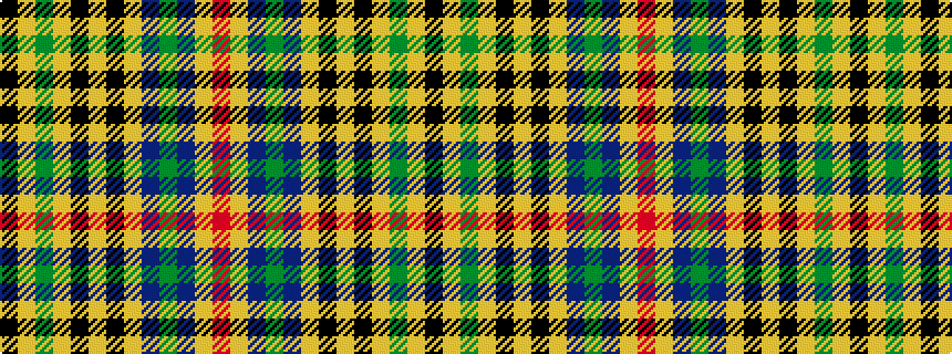 idealised woven sample of pattern KYGYKYKYBGBYR
