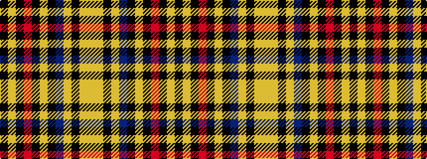 idealised woven sample of pattern KYKRKYKBYKYY