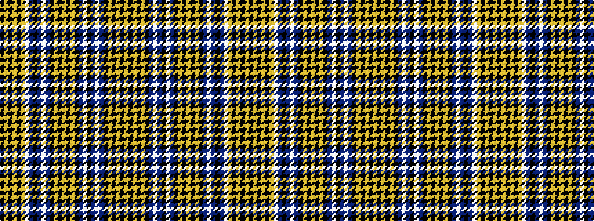 idealised woven sample of pattern KYKYKYWBKBWBKYKYKYKBWKBWBKYKYKY