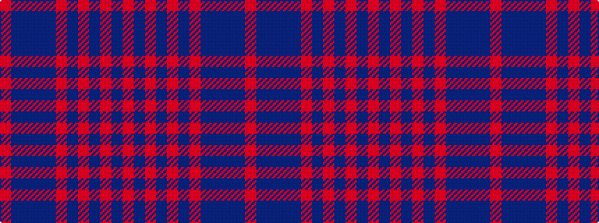 idealised woven sample of pattern RBBBBRBRBRBR