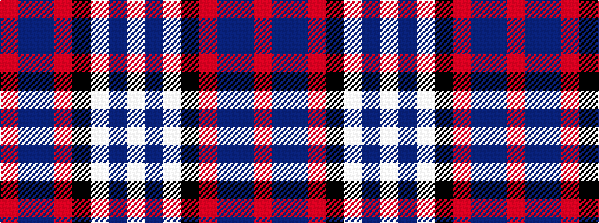 idealised woven sample of pattern RBBRKWBW
