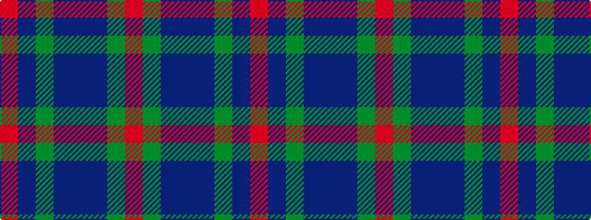 idealised woven sample of pattern RBGBBBGR