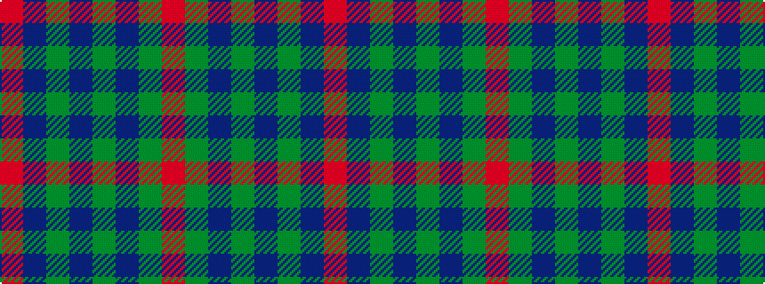 idealised woven sample of pattern RBGBGBGR