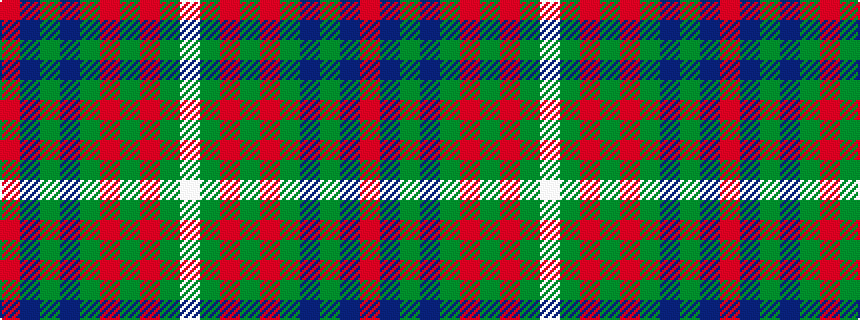 idealised woven sample of pattern RBGBGRGRGW