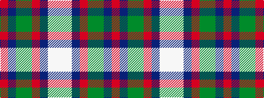 idealised woven sample of pattern RBGGRBWW