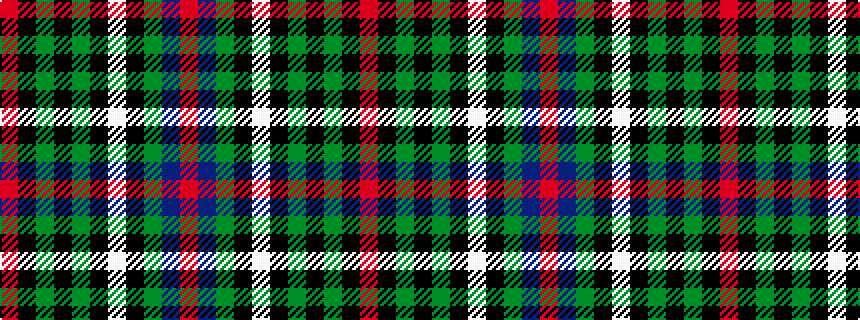 idealised woven sample of pattern RBGKWKGKGKR