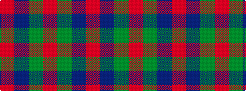 idealised woven sample of pattern RBGR