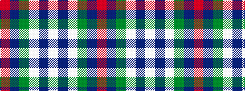 idealised woven sample of pattern RBGWBW