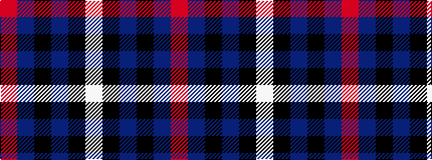 idealised woven sample of pattern RBKBKW