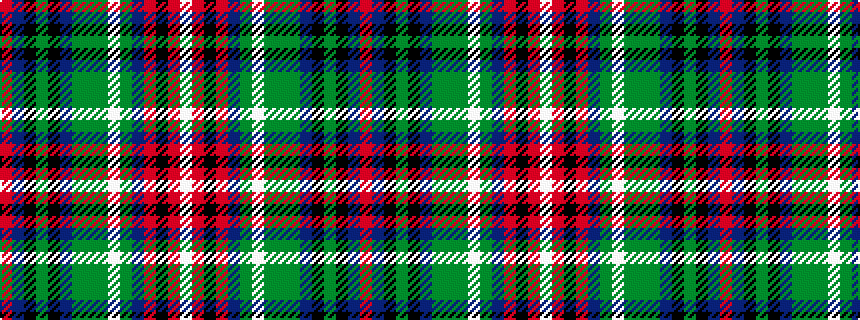 idealised woven sample of pattern RBKGKBGGGWGBRKRW