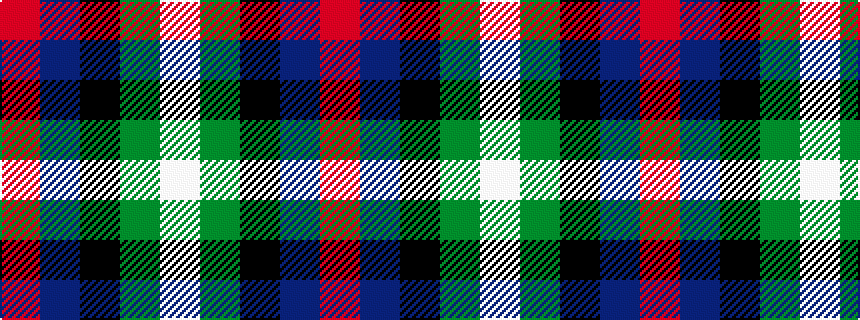 idealised woven sample of pattern RBKGW