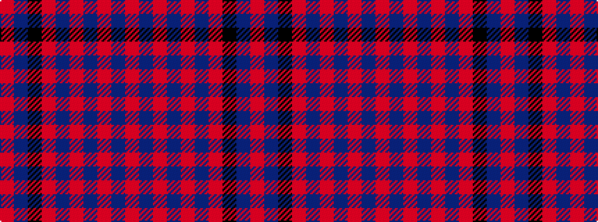 idealised woven sample of pattern RBKRBRBRBR