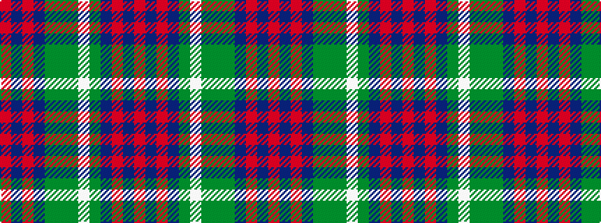 idealised woven sample of pattern RBRBGGGWGBRBR