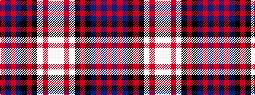 idealised woven sample of pattern RBRBKRKWRWW