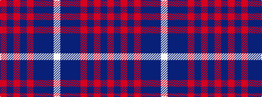 idealised woven sample of pattern RBRBRBBBW