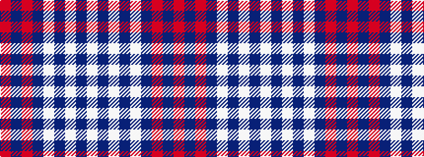 idealised woven sample of pattern RBRBWBWBW