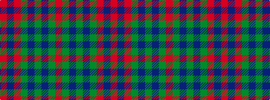 idealised woven sample of pattern RBRGBGBGR