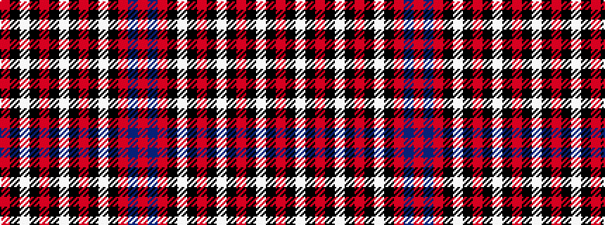 idealised woven sample of pattern RBRKWKRKWKRKWKR