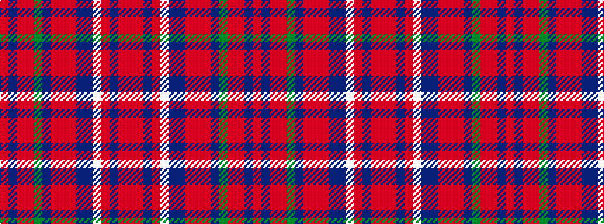idealised woven sample of pattern RBRRGBRRRBBWRBRR