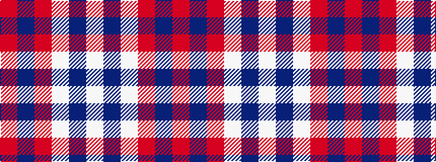 idealised woven sample of pattern RBRWBW