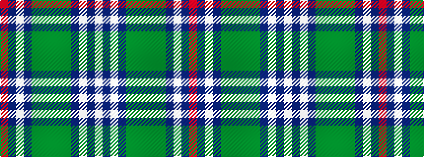 idealised woven sample of pattern RBWBGGGGGBWBW