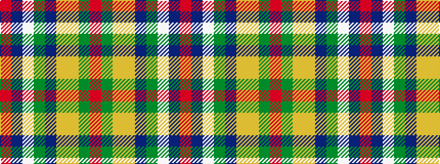 idealised woven sample of pattern RBWGBYYGR