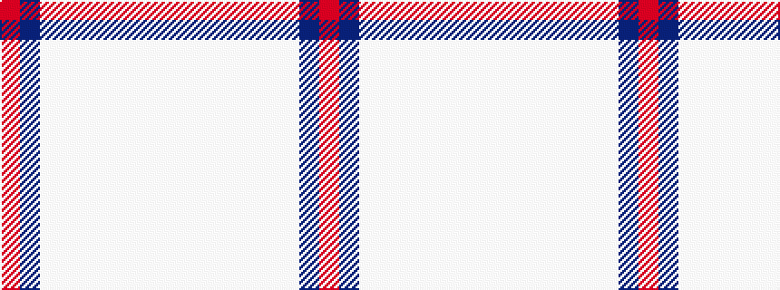 idealised woven sample of pattern RBWWWWWWW