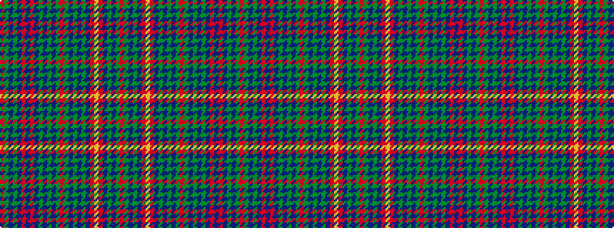 idealised woven sample of pattern RGBGBRBRBGBGBGRGBGBGBRYRBGBGR