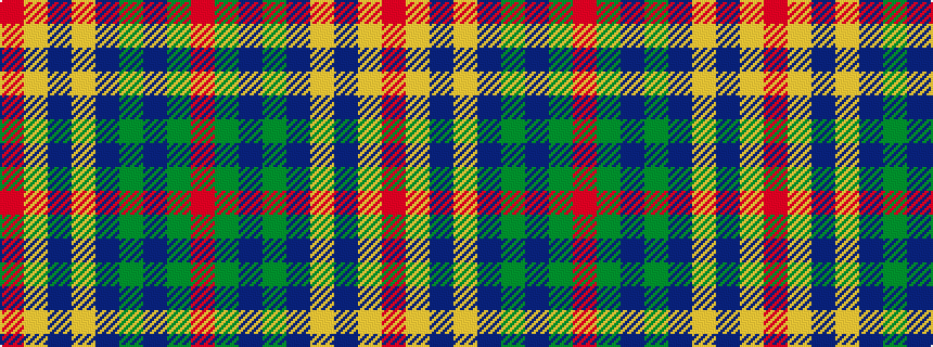 idealised woven sample of pattern RGBGBYBYR