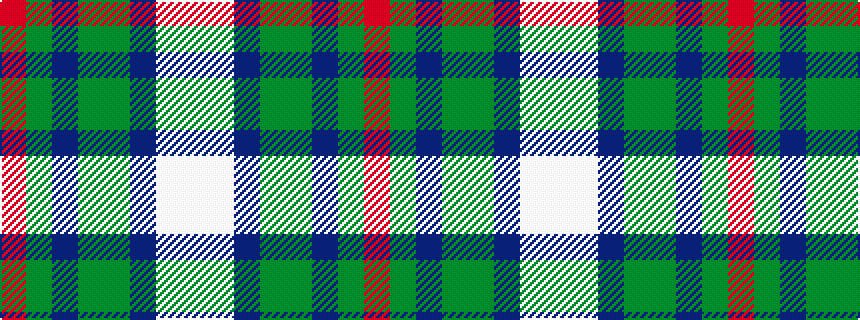 idealised woven sample of pattern RGBGGBWW
