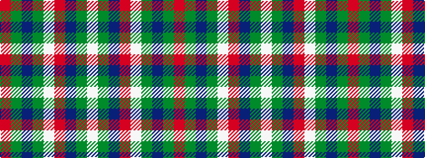 idealised woven sample of pattern RGBGWRBGW