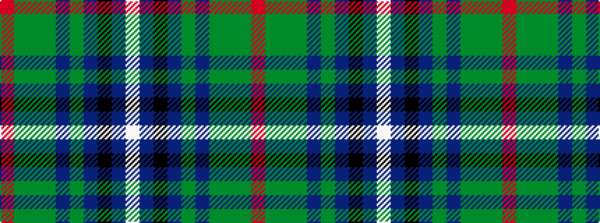 idealised woven sample of pattern RGGGBGBKBW