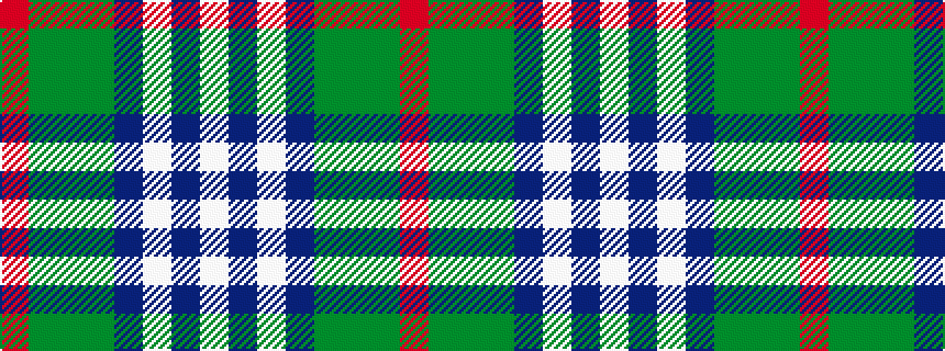idealised woven sample of pattern RGGGBWBW