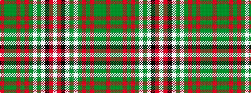 idealised woven sample of pattern RGGGRGRGWGWKRW