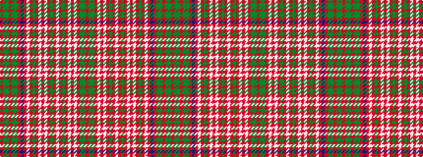 idealised woven sample of pattern RGGRGGRBRWRGRWRWRGRWRGRWRWRGGR