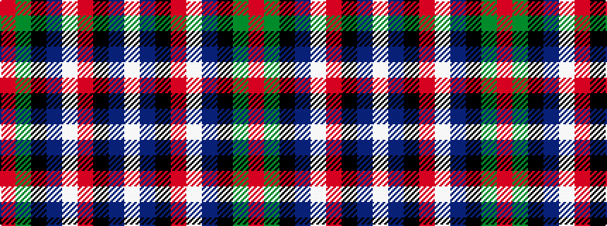 idealised woven sample of pattern RGKBWRKBW