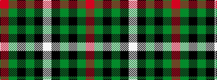 idealised woven sample of pattern RGKGKW