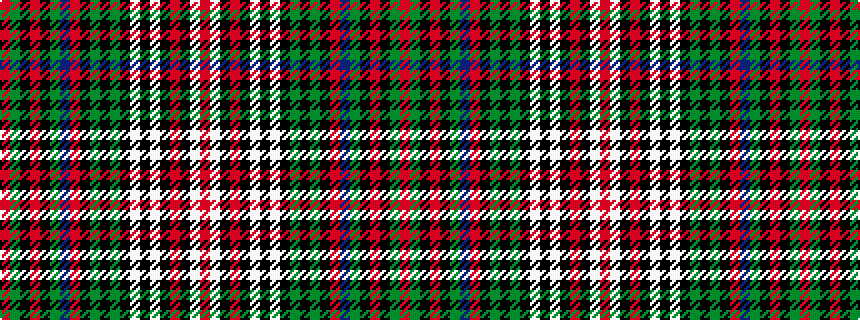 idealised woven sample of pattern RGKRKGBRKGKGKWKWKRKWR